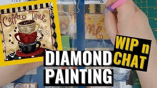 Diamond Painting WIP N Chat With Me. After The Snowstorm.