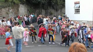 Fowey Royal Regatta Carnival Procession through the Town 2010 Part 1 of 3