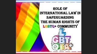 International Conference | Research Paper | Human Rights of LGBTQ+ Community | fLAWsome