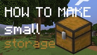 How to make Small Storage in Hypixel Skyblock