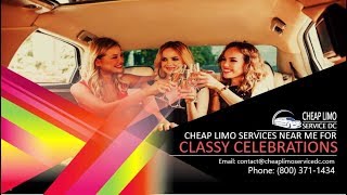 Limo Service Near Me for Classy Celebrations