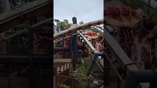 nemesis off ride POV at alton towers resort in england - follow for more theme park content -