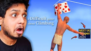 WHEN GAME BECOME YOUR PAAPA - a difficult game about climbing Gameplay (Hindi)