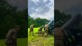 Territorial Defense Forces using  a Soviet origin M 30 122 mm howitzer #Shorts