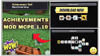 Advancement Addon  For Mcpe 1.19 | Achievement Mod For Minecraft Pe | Java Achievement Addon Mcpe