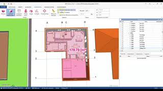 Comment mesurer l'aire dans BIM VISION?