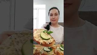 Sandwiches with mackerel #food #mukbang #cooking