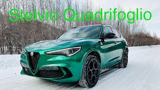 Alfa Romeo Stelvio Quadrifoglio Snow Launch