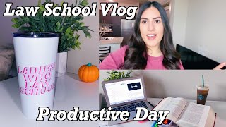 VLOG: Productive day in my life + hustle culture in Law School