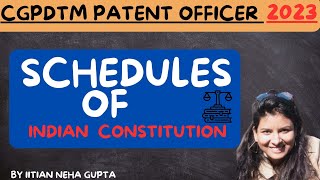 cgpdtm Indian polity MCQ|Schedules of Indian constitution| trick & trips to remember schedules