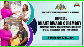 Caribbean Digital Transformation Project Grant Award Ceremony