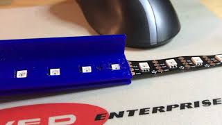 LED Flexible Strip Mounting Brackets with LED strip