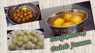 Sooji Gulab Jamun/ Rava Jamun/ரவா குலாப் ஜாமூன்