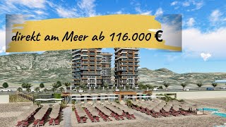 Neubauwohnung direkt am Meer in Alanya / Immobilien Türkei / Wohnung in Alanya, Türkei