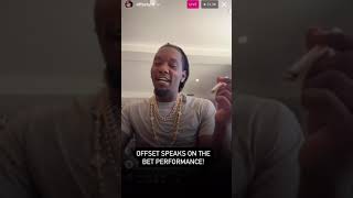 OFFSET SPEAKS ON PERFORMANCE AT BET AWARDS WITH QUAVO 2023 #offset #quavo #betawards2023 betawa