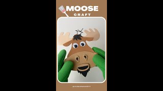 Moose sign #kidscraft ! To get a #craftkit - see description!