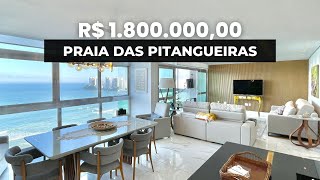 LUXUOSO APARTAMENTO FRENTE MAR | PRAIA DAS PITANGUEIRAS - GUARUJÁ/SP | R$1.800.000,00