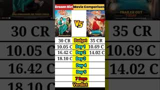 Dream Girl Vs Dream Girl 2 Box Office Comparison day 7 #boxofficecollection #ayushmankhurana  #movie