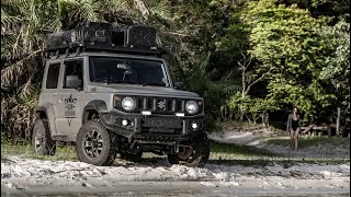 ROAMS01E40 Coastal Camping in A Jimny! We Got Our Own Beach! (2020)