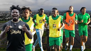 NIGERIA VS RWANDA: SUPER EAGLES TRAIN AS NWABALI, AINA AND LOOKMAN ARE ABSENT