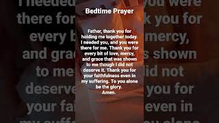 Bedtime Prayer