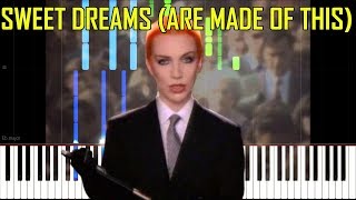 Sweet Dreams (Are Made Of This) - Eurythmics [Synthesia Piano Tutorial]