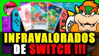 TOP 7 VIDEOJUEGOS INFRAVALORADOS EN NINTENDO SWITCH || coch3_