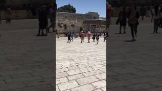 Walking Up To The Western Wall