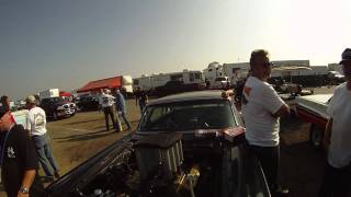 ernie the attorney with todd hoffman and baby jade in the pits before a run