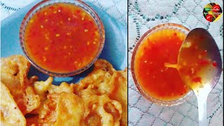 Thai Sweet Chilli Sauce ll Chilli Sauce Recipe ll চিলি সস রেসিপি ll Bangla Sauce Recipe