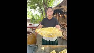 Ugly jackfruit but sweet taste  #food#cooking #shorts