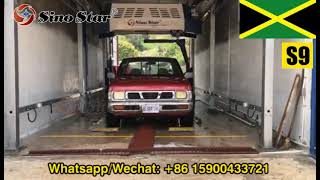 Sino Star S9 touch free car wash machine working in Jamaica