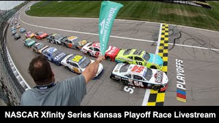 NASCAR Xfinity Series Kansas Lottery 300 at Kansas Live Commentary