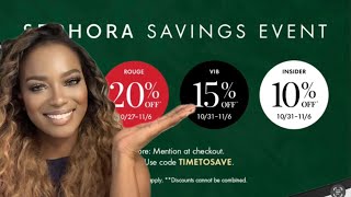 MY Sephora Sale Recommendations for Fall 2023 | Sephora Savings Event October 2023!! Get Excited 😆