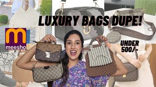 Most Affordable *LUXURY BAGS* Dupe From Meesho 🔥 Meesho Bags Haul #meeshohaul