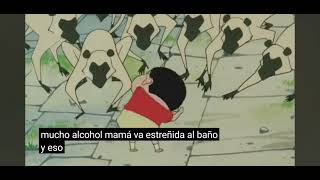 cancion de shin chan pero con subtitulos