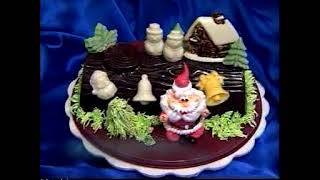 Cake decoration.Christmas cake.蛋糕裝飾。聖誕蛋糕.Украшение торта.Рождественский торт