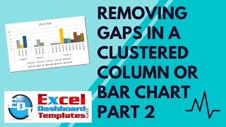 Removing Gaps in an Excel Clustered Column or Bar Chart Part 2