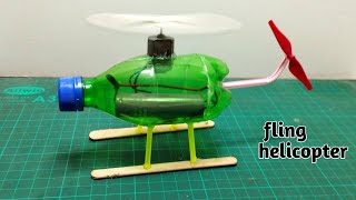 How to make a helicopter from a used bottle, make it easily at home #toys #helicopter