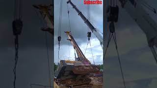 #pile machine overturn#crane#XCMG crane#sany#heavy lifting equipment #beats #Amazing rescue work