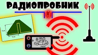 Пробник из двух деталей тестирует брелки сигнализации и радиомодули,  а так же рации.  Радиопробник.