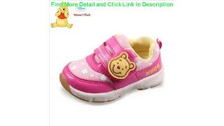 Review Disney Winnie The Pooh Spring  Breathable Kids Boys Net Shoes Girls Anti-slippery Sneakers W