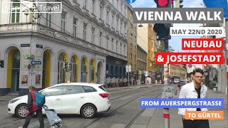 Vienna Walking - Lerchenfelder Straße from Palais Auersperg to Gürtel