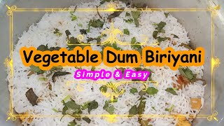 ವೆಜಿಟಬಲ್ ಧಮ್ ಬಿರಿಯಾನಿ ಮಾಡುವ ವಿಧಾನ  | Vegetable Dum Biriyani | Vegetable Biriyani | Veg Biriyani