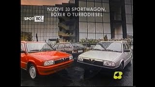 ALFA ROMEO 33 SPORT WAGON (1988) Spot Anni 80