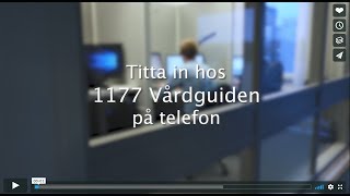 Kika in hos 1177 Vårdguiden på telefon