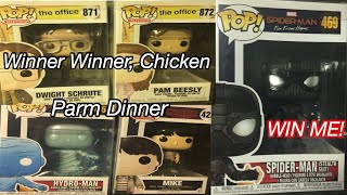 Funko Pop Giveaway Winners Announced/The Office Pops + A New Giveaway