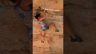 How To Do Gunsmoke If You're Short - #bouldering #climbing #stronggirls #rockclimbing #joshuatree