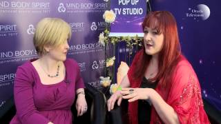 Kara Mia Vernon talks to Carrie Kirkpatrick at the Mind Body Spirit Featival