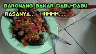 baronang bakar dengan sambal dabu-dabu